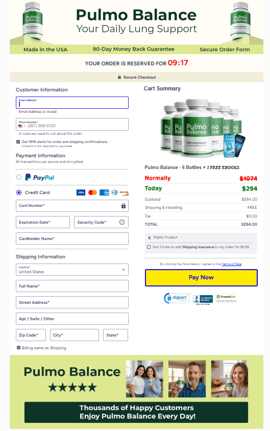 Pulmo Balance Lung Health