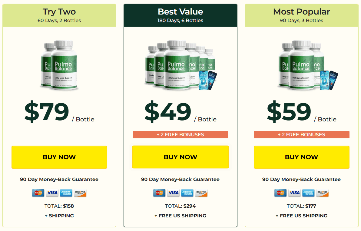 Pulmo Balance - Limited time special pricing